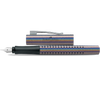 Faber Castell Grip Fountain Pen - Glam Edition - Silver-Pen Boutique Ltd