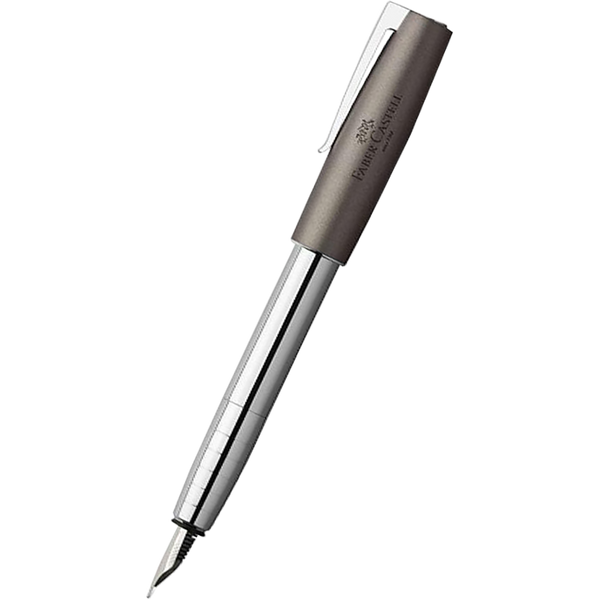 Faber Castell Loom Fountain Pen - Metallic Grey-Pen Boutique Ltd