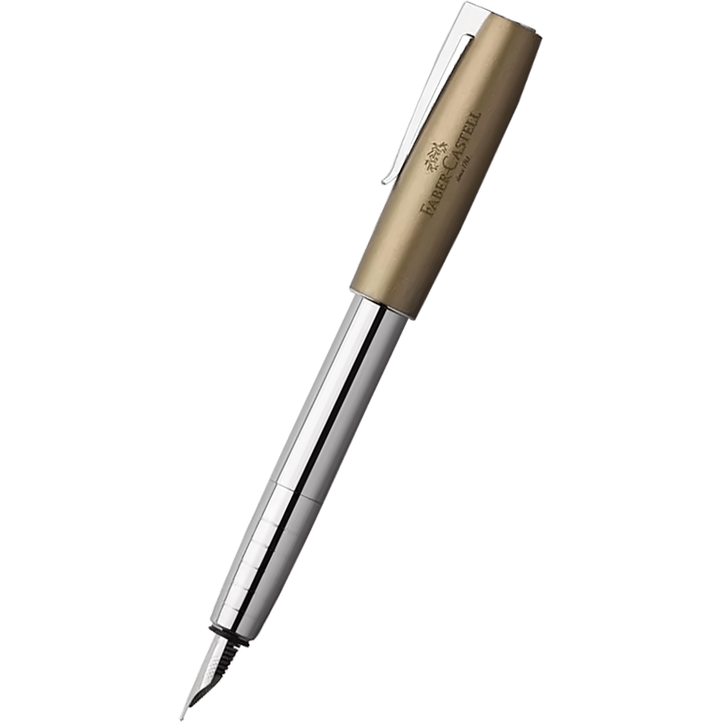 Faber-Castell Loom Fountain Pen - Metallic Olive-Pen Boutique Ltd