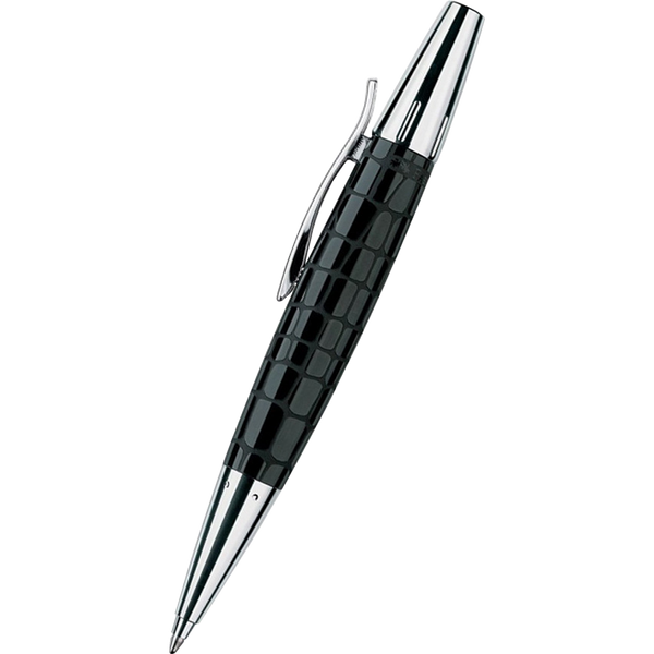 Faber-Castell e-motion Black Crocodile Ballpoint Pen-Pen Boutique Ltd
