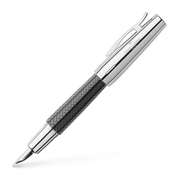 Faber-Castell e-motion Black Parquet Fountain Pen-Pen Boutique Ltd