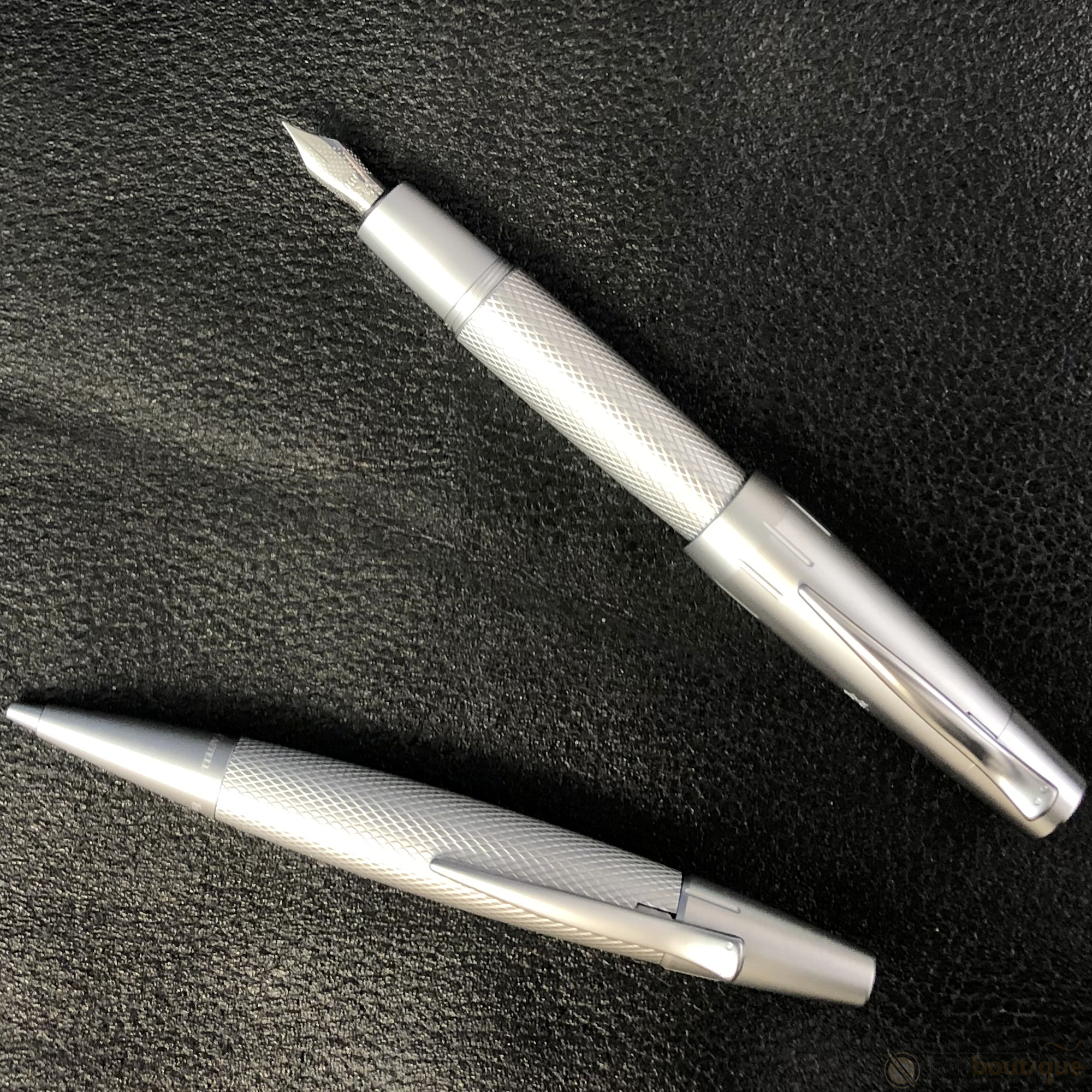 Faber-Castell Design E-Motion Ballpoint Pen - Pure Silver-Pen Boutique Ltd