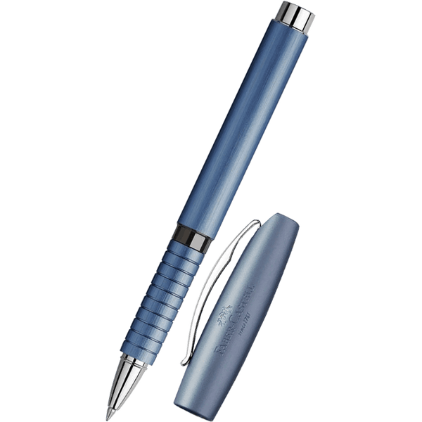 Faber-Castell Essentio Rollerball Pen - Aluminium Blue-Pen Boutique Ltd