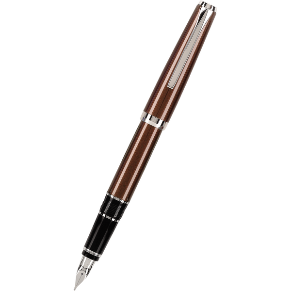 Pilot Falcon 2 Fountain Pen - Metal Brown-Pen Boutique Ltd