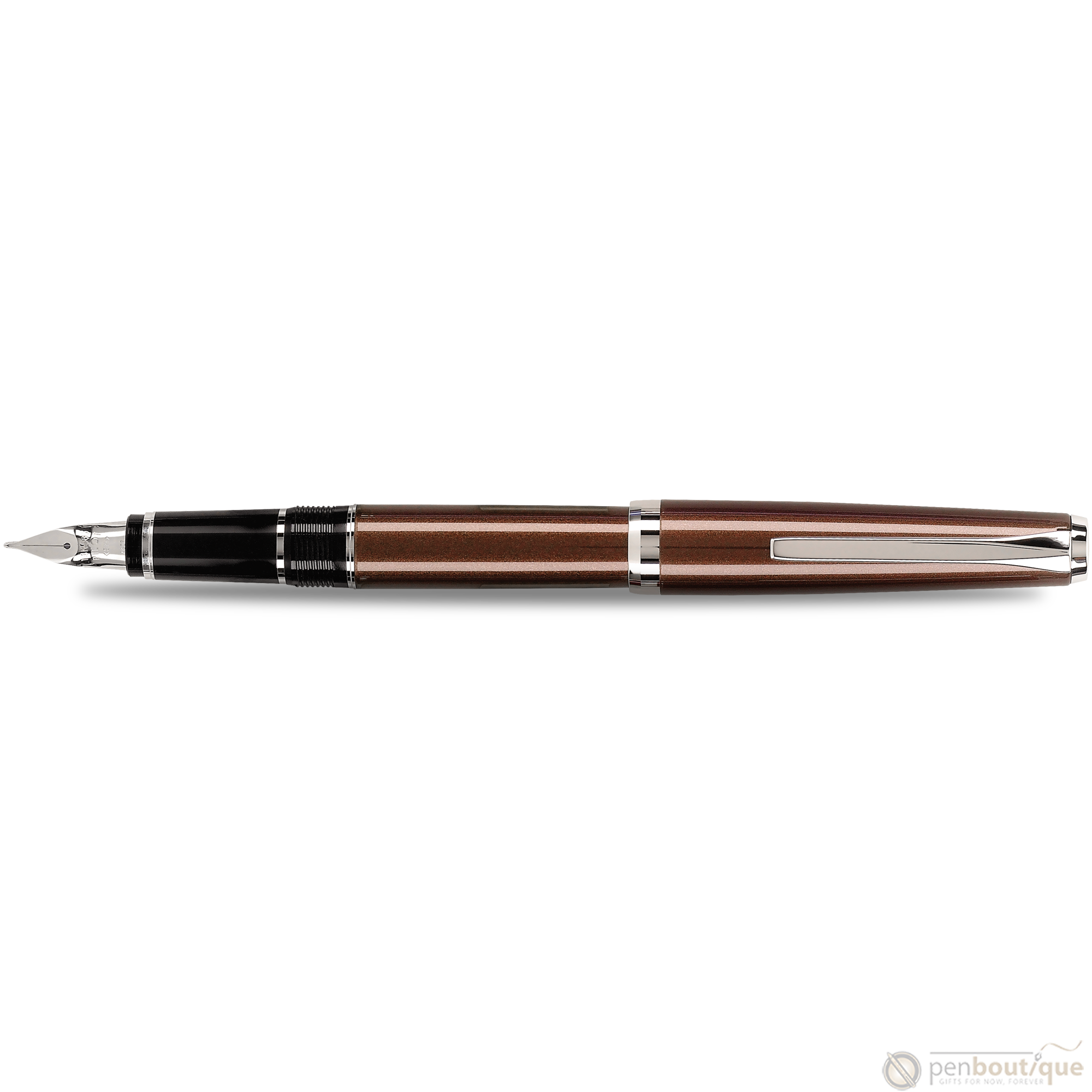 Pilot Falcon 2 Fountain Pen - Metal Brown-Pen Boutique Ltd