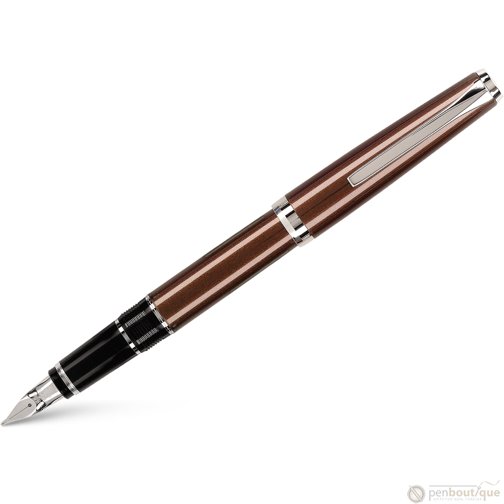 Pilot Falcon 2 Fountain Pen - Metal Brown-Pen Boutique Ltd