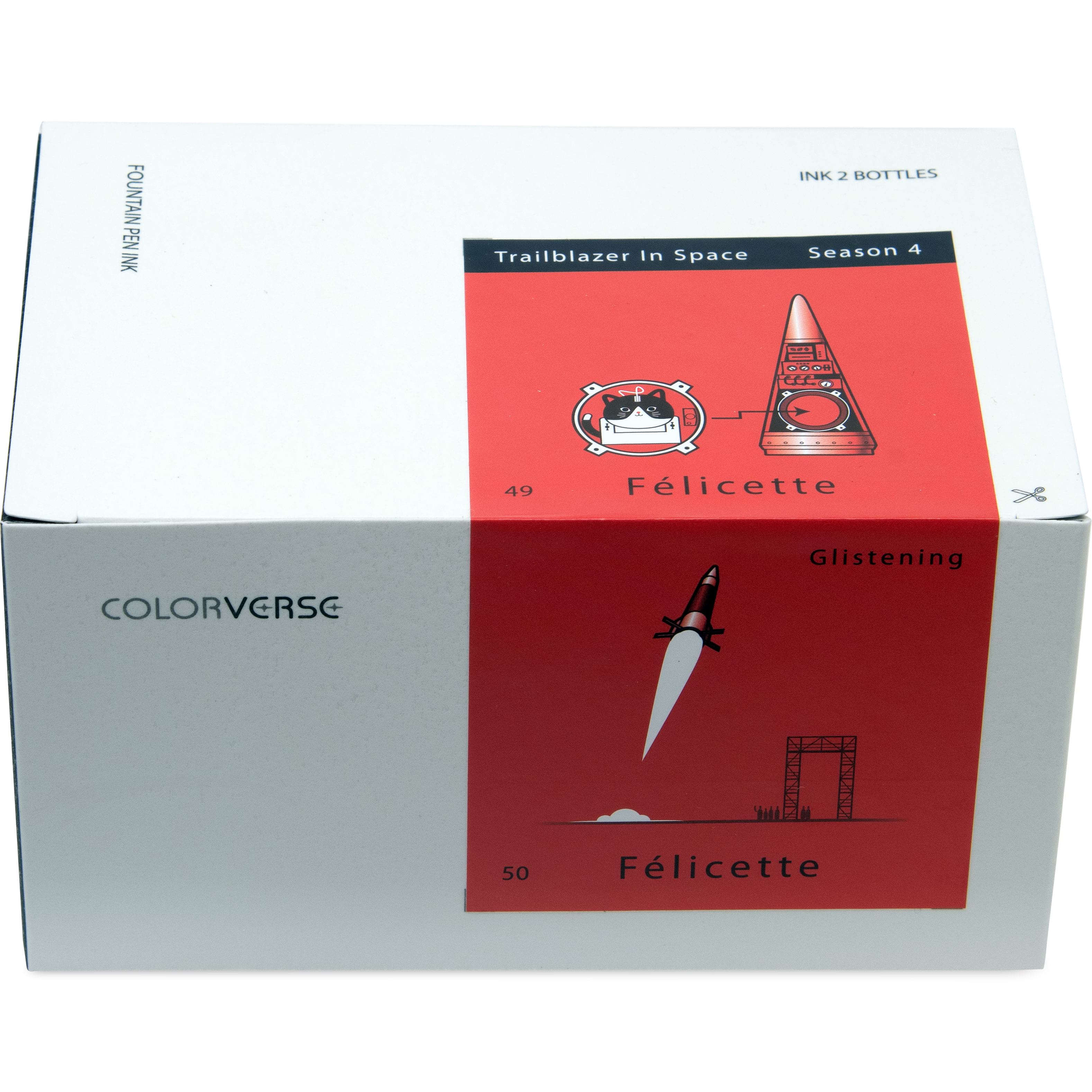 Colorverse Ink - Trailblazer In Space - Félicette & Félicette Glistening version