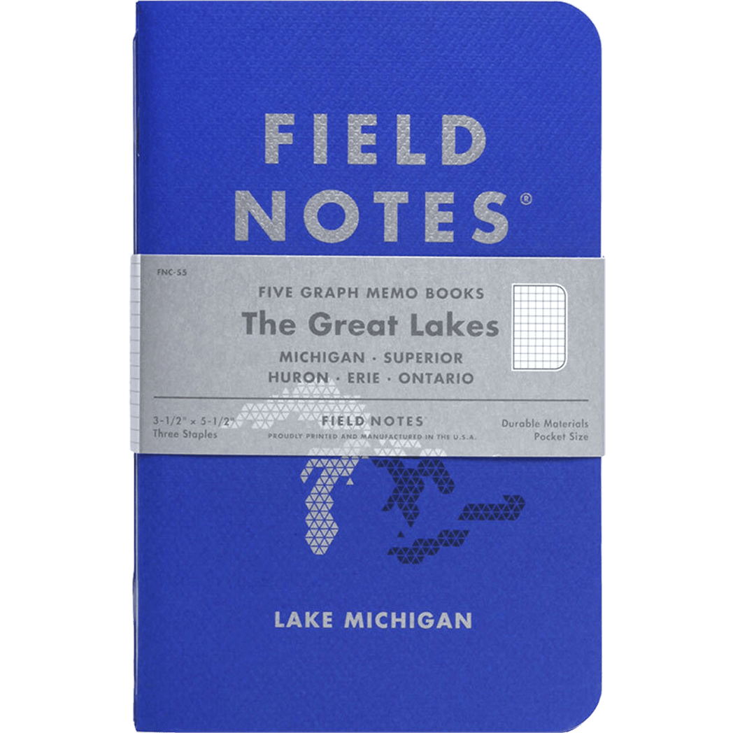 Field Notes Memo Book - Great Lakes (Summer 2022 Quarterly Edition)-Pen Boutique Ltd