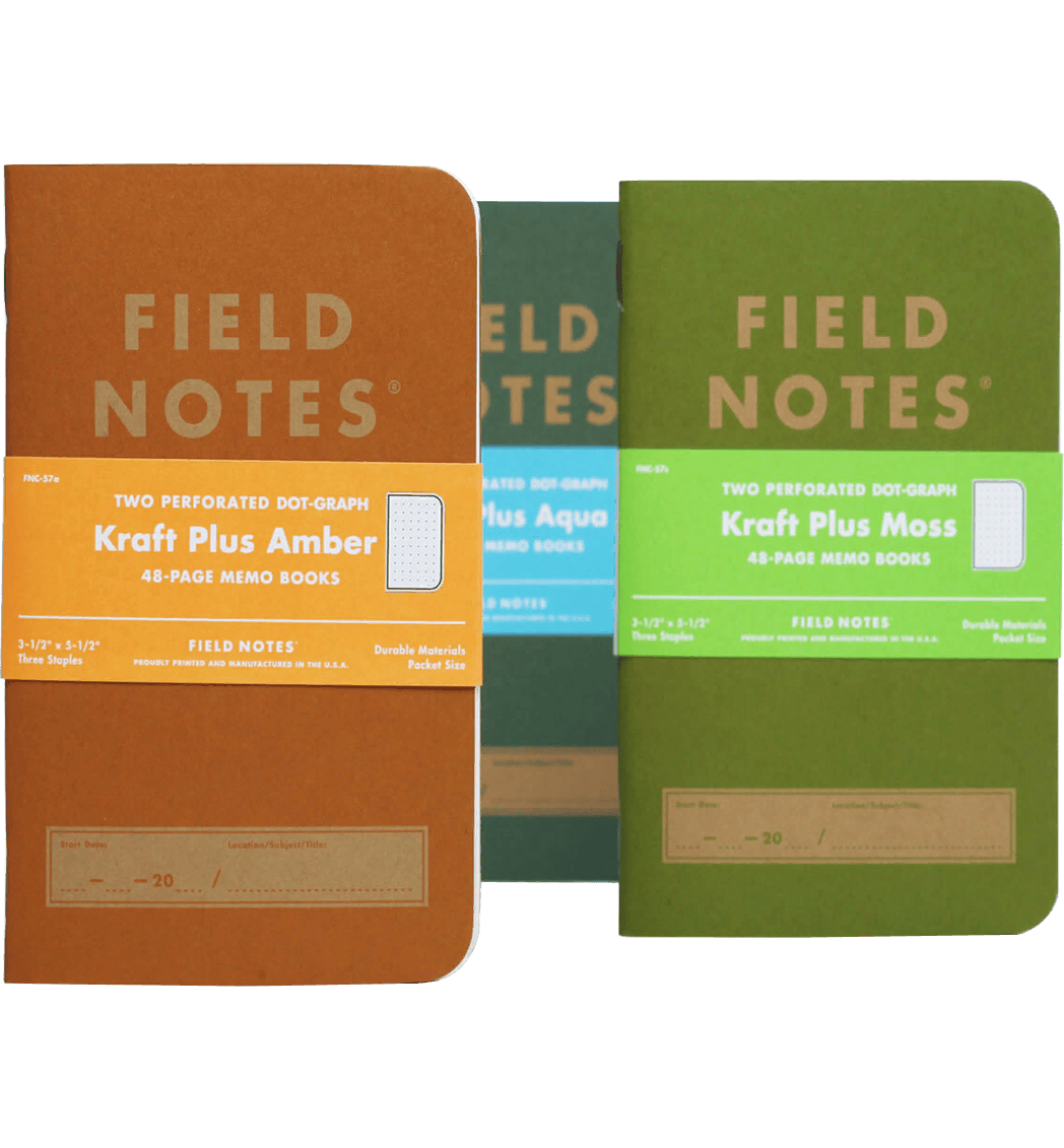 Field Notes Memo Book - Kraft Plus (Winter 2022 Quarterly Edition)-Pen Boutique Ltd