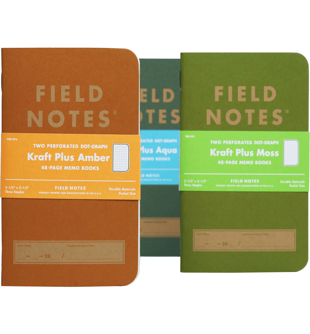 Field Notes Memo Book Kraft Plus (Winter 2022 Quarterly Edition