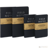 Field Notes Pitch Black 3-pack 3½" × 5½" Dot Graph-Pen Boutique Ltd