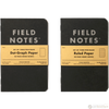 Field Notes Pitch Black 3-pack 3½" × 5½" Dot Graph-Pen Boutique Ltd