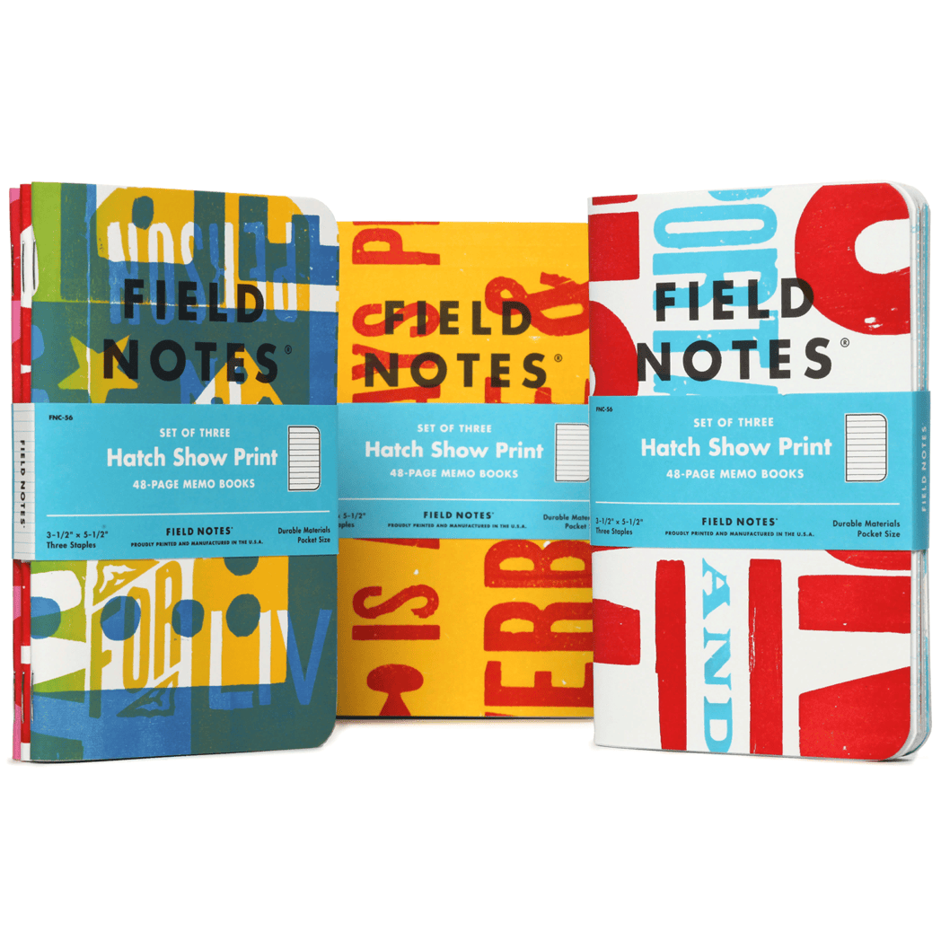 Field Notes Fall 2022 Edition Notebook - The Hatch Show Print (Limited Edition)-Pen Boutique Ltd