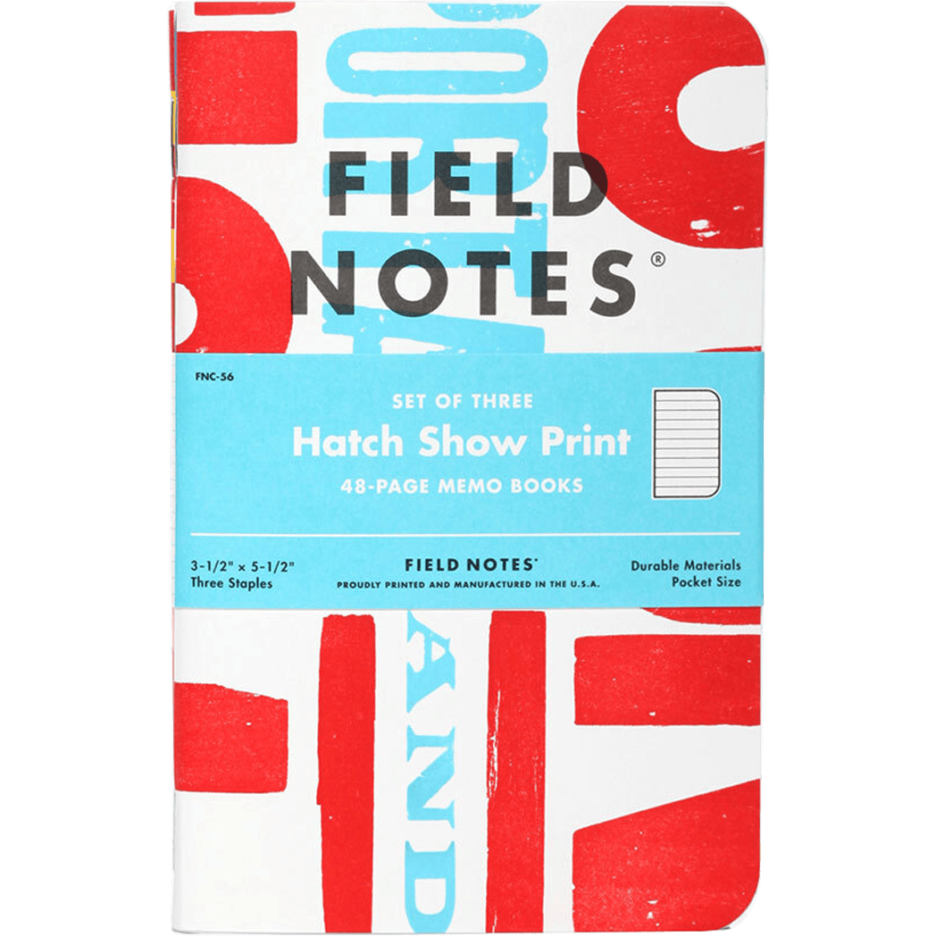 Field Notes Fall 2022 Edition Notebook - The Hatch Show Print (Limited Edition)-Pen Boutique Ltd
