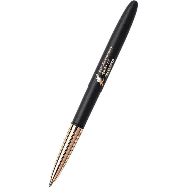Fisher Space Bullet Pen - Apollo 11 - Special Edition - Black Matte-Pen Boutique Ltd