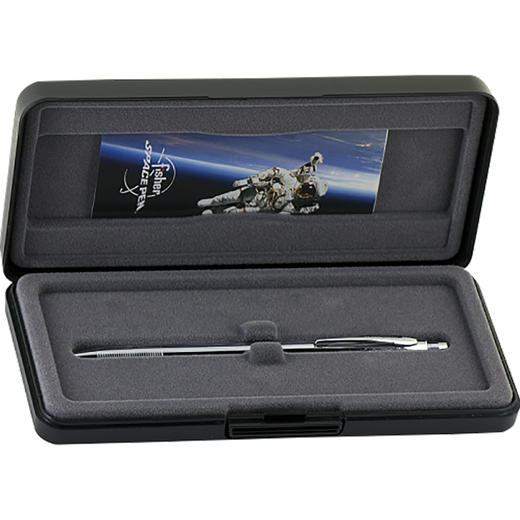 Fisher Space Pen Chrome Plated Shuttle Ballpoint Pen-Pen Boutique Ltd