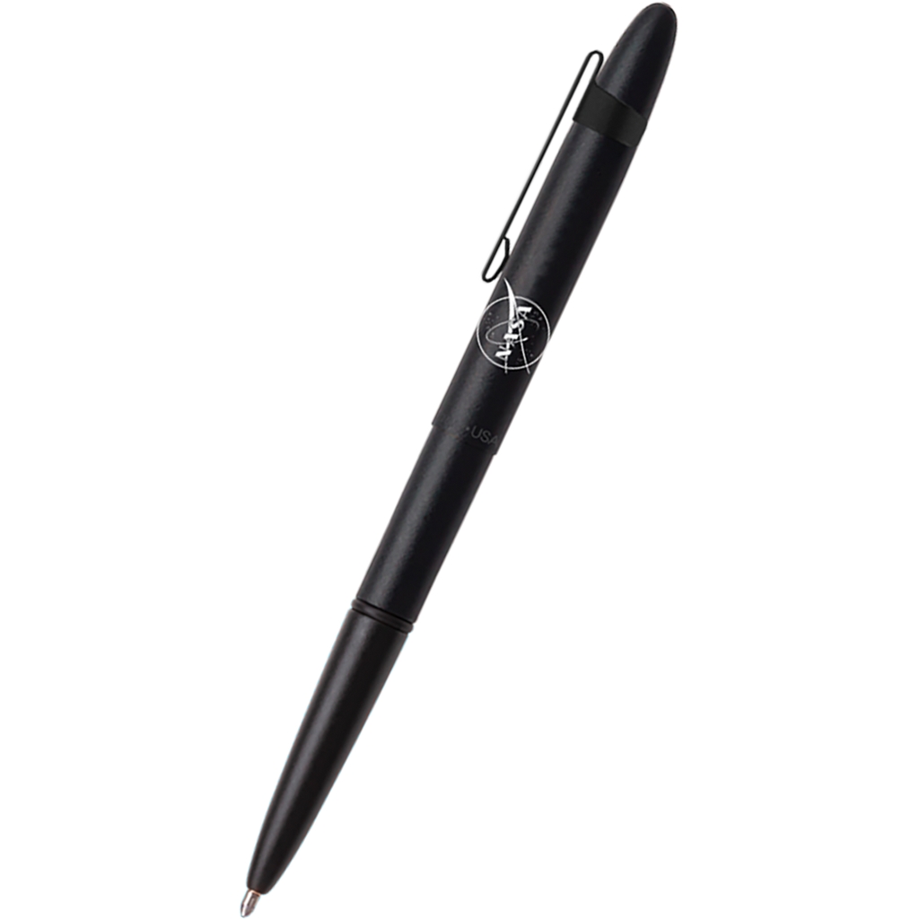 Fisher Space with Clip Bullet Ballpoint Pen - NASA Matte Black-Pen Boutique Ltd