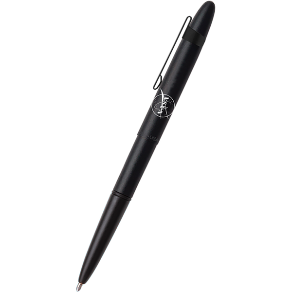 Fisher Space with Clip Bullet Ballpoint Pen - NASA Matte Black-Pen Boutique Ltd