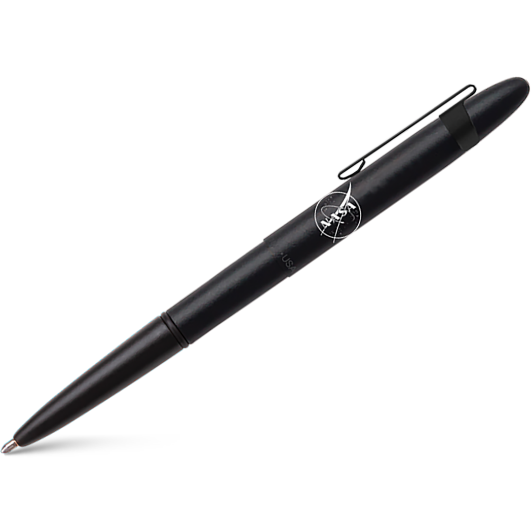 Fisher Space with Clip Bullet Ballpoint Pen - NASA Matte Black-Pen Boutique Ltd