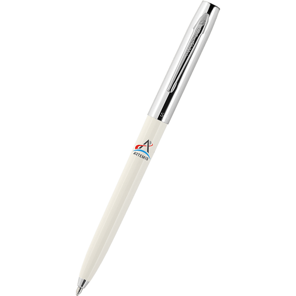 Fisher Space Bullet Ballpoint Pen - Artemis - White Barrel Cap-O-Matic-Pen Boutique Ltd