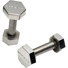 (Outlet) Giuliano Mazzuoli Officina Nut - Bolt Cufflinks-Pen Boutique Ltd