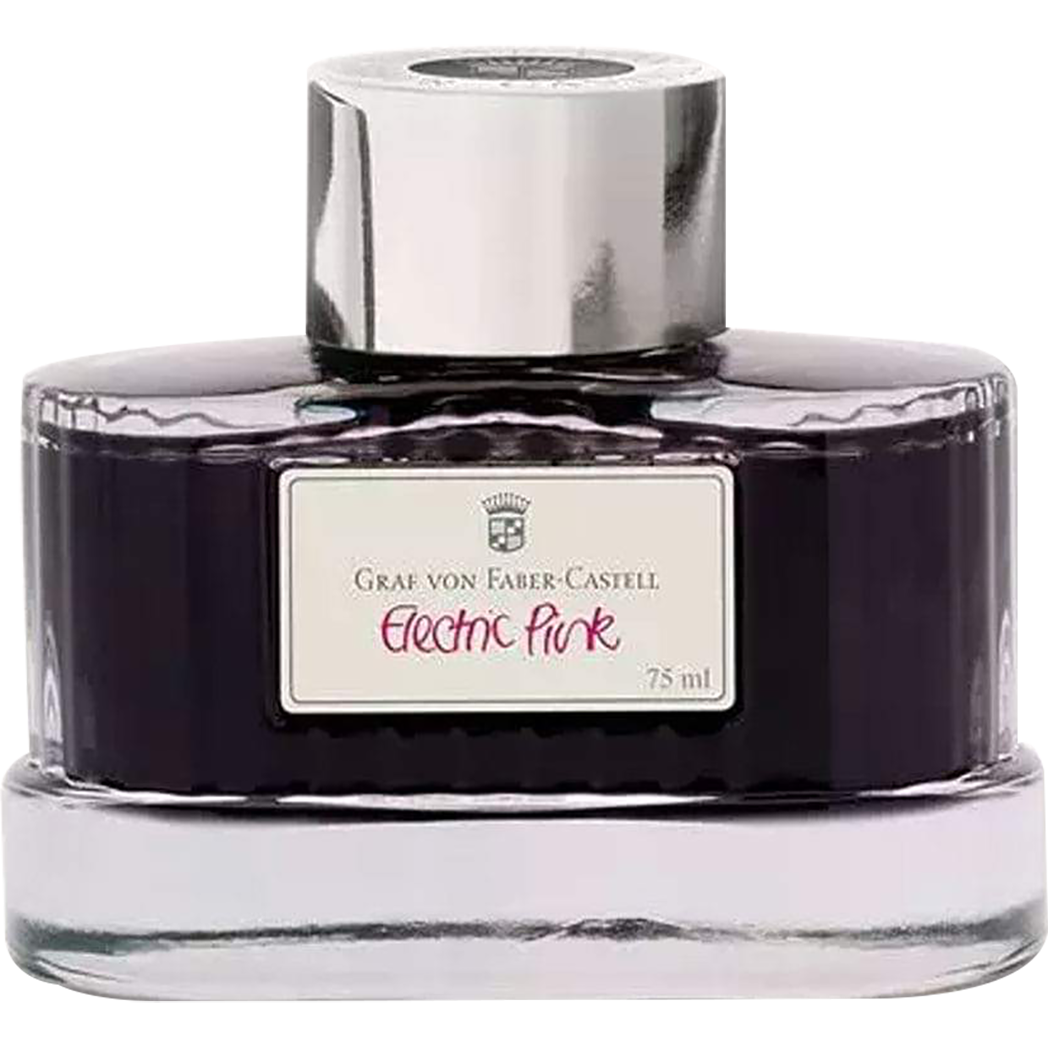 Graf Von Faber-Castell Electric Pink Ink Bottle 75 ml-Pen Boutique Ltd