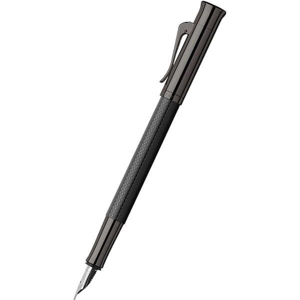 Graf Von Faber-Castell Guilloche Fountain Pen - Black Edition-Pen Boutique Ltd