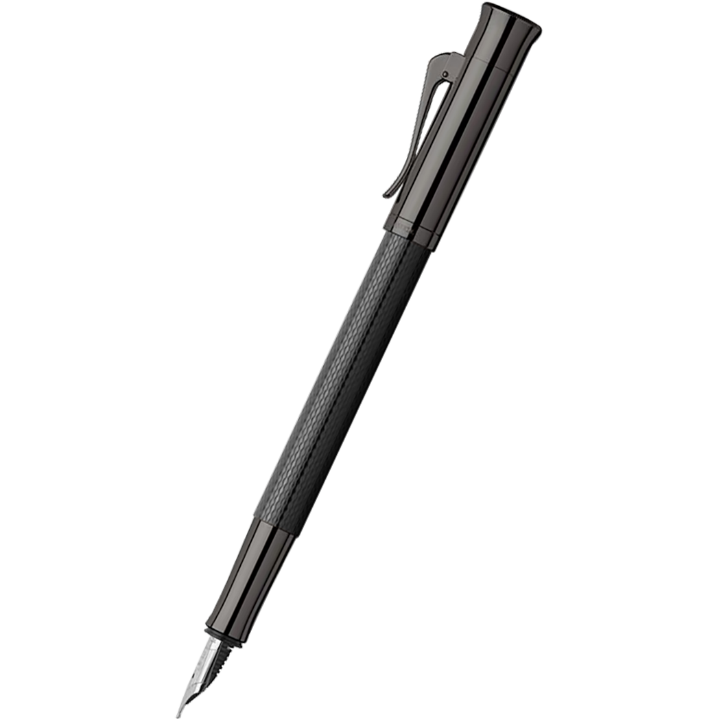 Graf Von Faber-Castell Guilloche Fountain Pen - Black Edition - Pen  Boutique Ltd