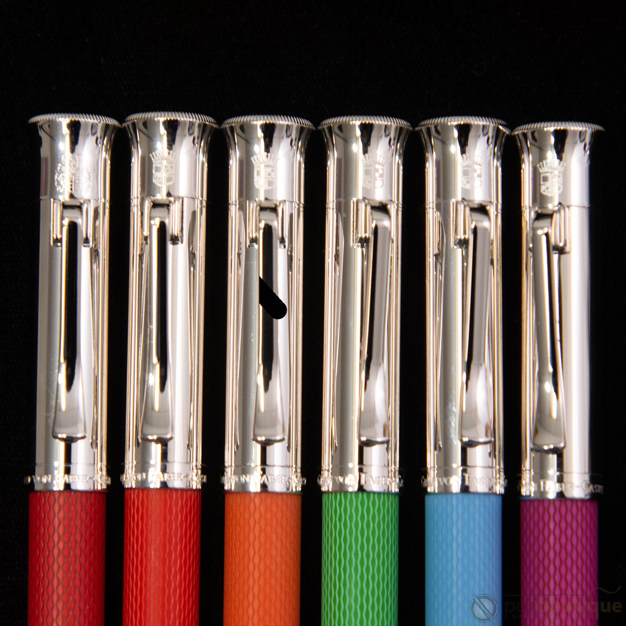 Graf Von Faber-Castell Guilloche Fountain Pen - India Red-Pen Boutique Ltd