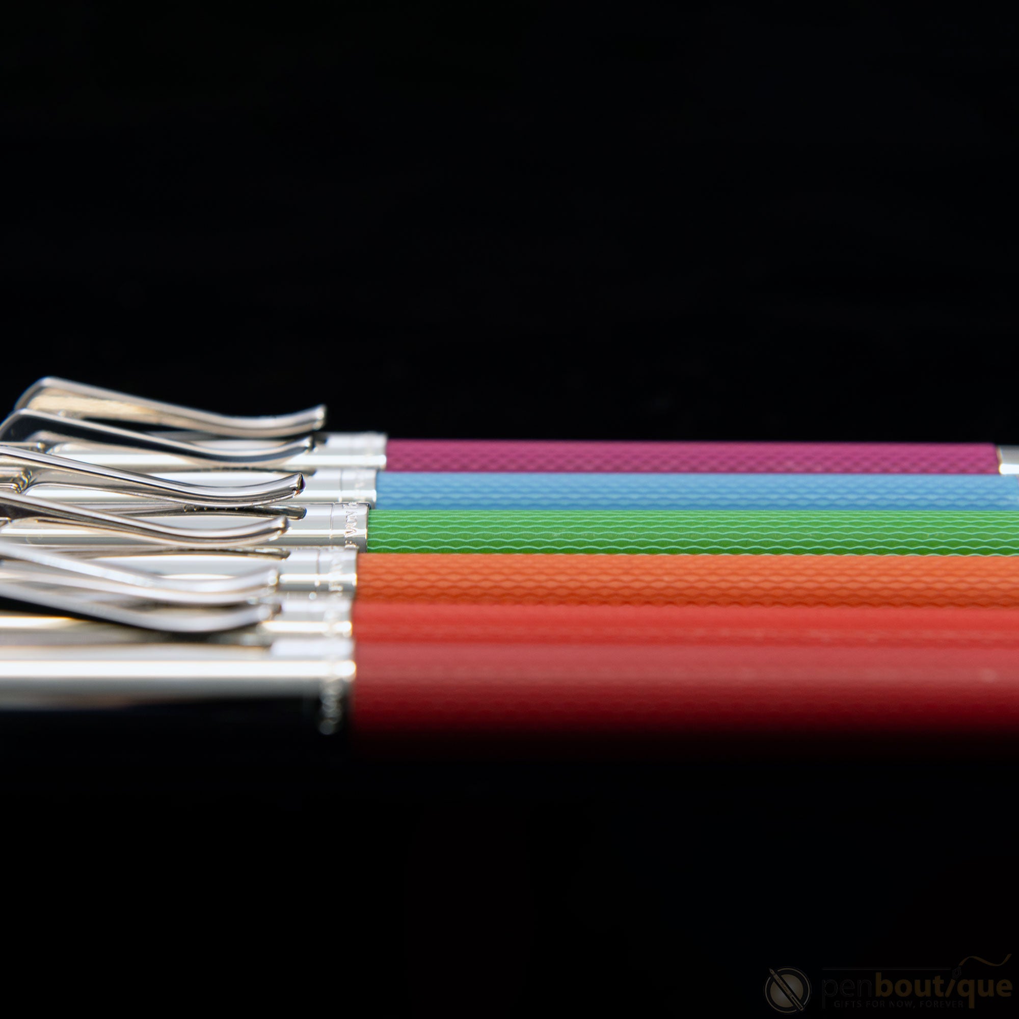 Graf Von Faber-Castell Guilloche Fountain Pen - India Red-Pen Boutique Ltd