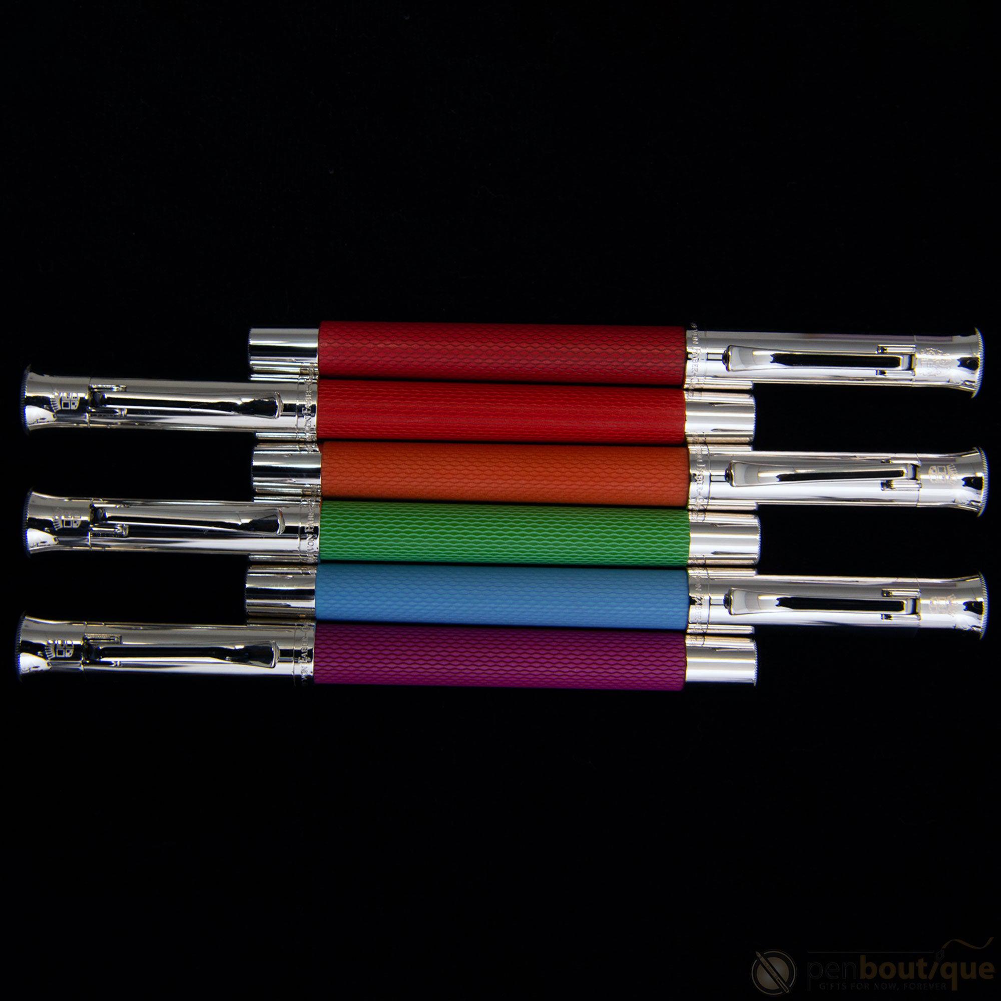 Graf Von Faber-Castell Guilloche Fountain Pen - India Red-Pen Boutique Ltd
