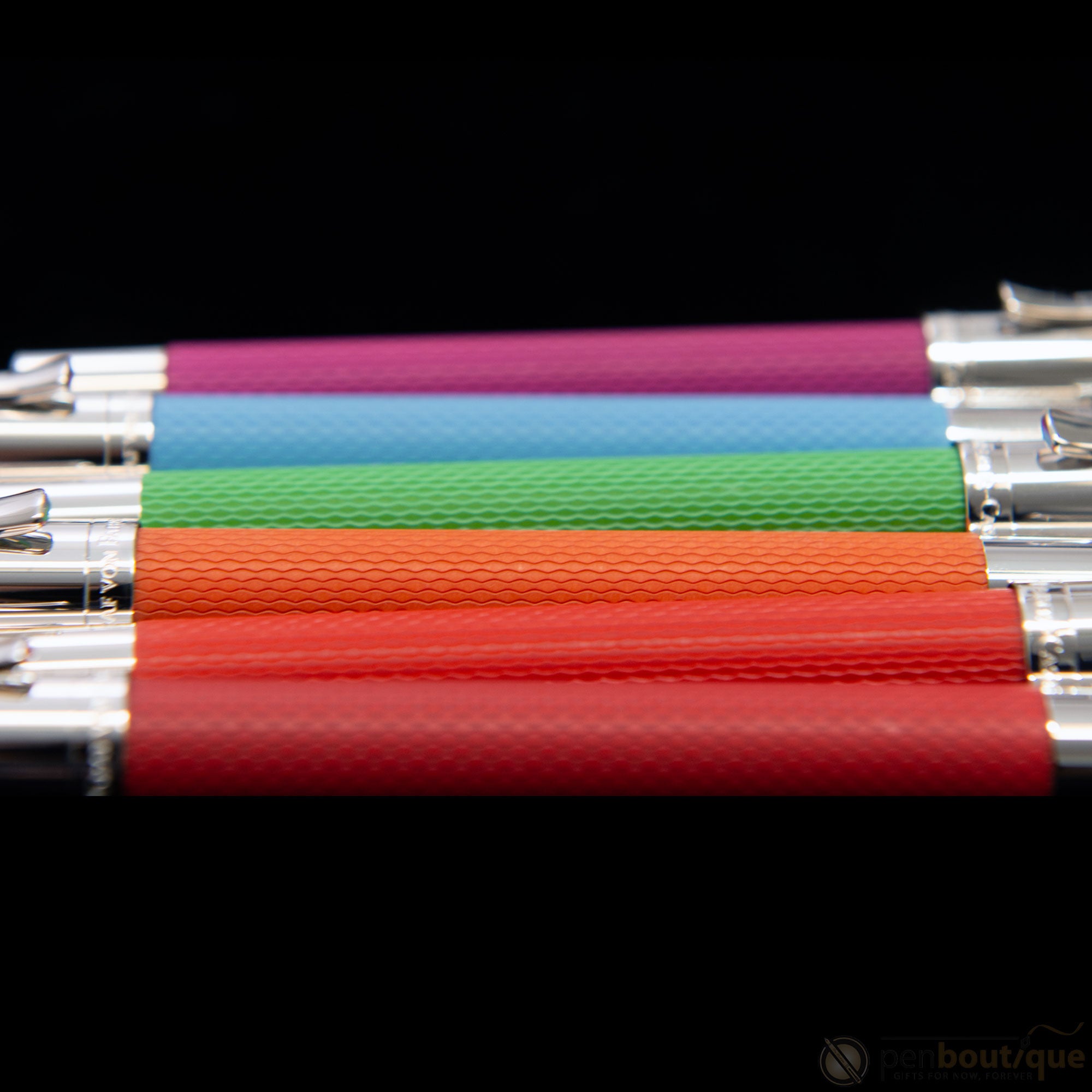 Graf Von Faber-Castell Guilloche Fountain Pen - India Red-Pen Boutique Ltd