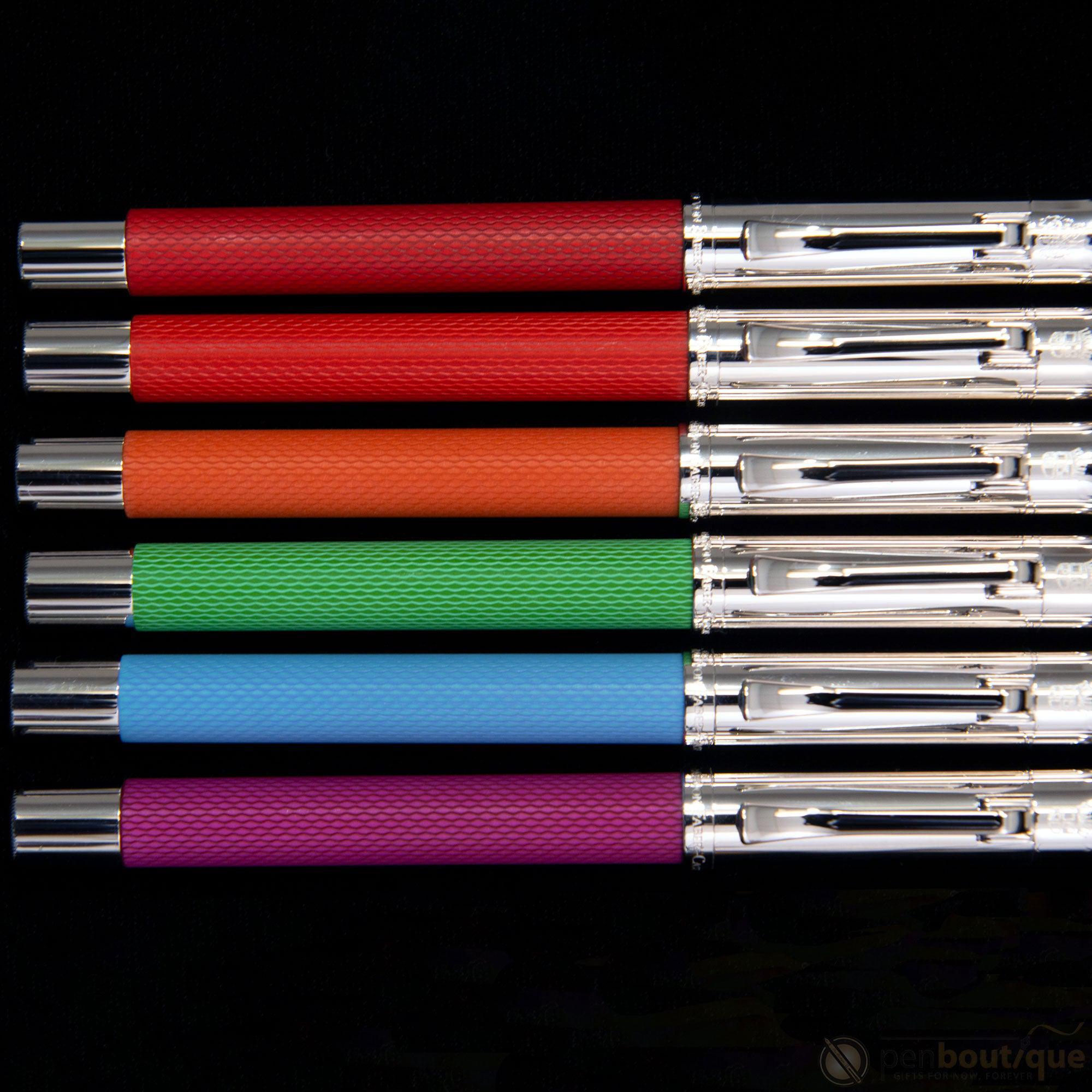 Graf Von Faber-Castell Guilloche Fountain Pen - India Red-Pen Boutique Ltd