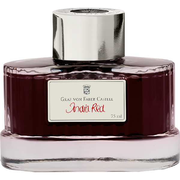 Graf Von Faber-Castell Ink Bottle - India Red - 75ml-Pen Boutique Ltd