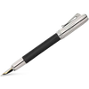 Graf von Faber-Castell Bentley II Fountain Pen - Sable Black Ebony Wood-Pen Boutique Ltd