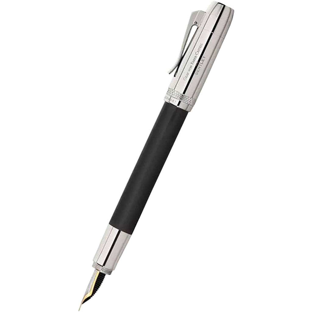 Graf von Faber-Castell Bentley II Fountain Pen - Sable Black Ebony Wood-Pen Boutique Ltd