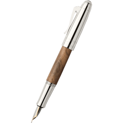 Graf von Faber-Castell Classic Fountain Pen - Magnum Walnut-Pen Boutique Ltd