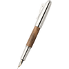 Graf von Faber-Castell Classic Fountain Pen - Magnum Walnut-Pen Boutique Ltd