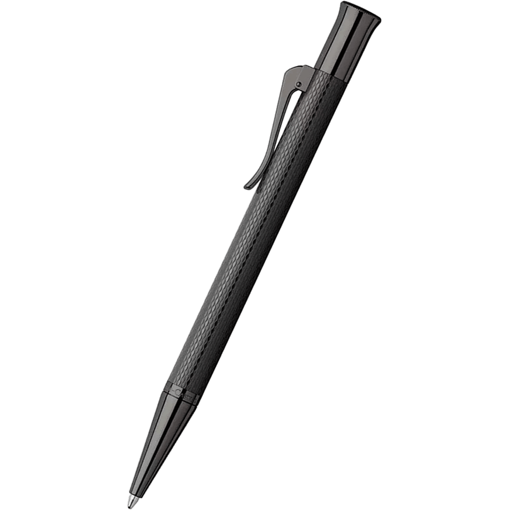 Graf Von Faber-Castell Guilloche Ballpoint Pen - Black Edition-Pen Boutique Ltd