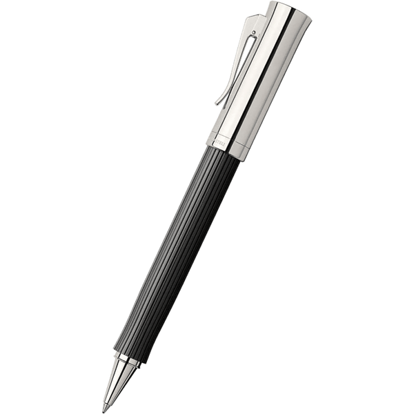 Graf Von Faber-Castell Intuition Rollerball pen - Platino Fluted Black-Pen Boutique Ltd