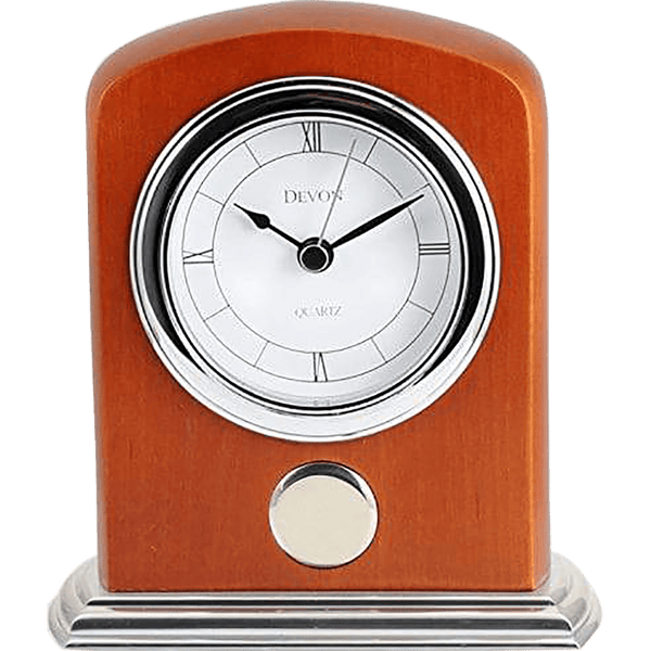 Hampton Haddon Arched Cherrywood Clock-Pen Boutique Ltd