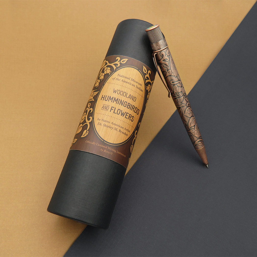 Retro 51 Smithsonian Rollerball Pen - NMAI - Hummingbird & Flowers-Pen Boutique Ltd