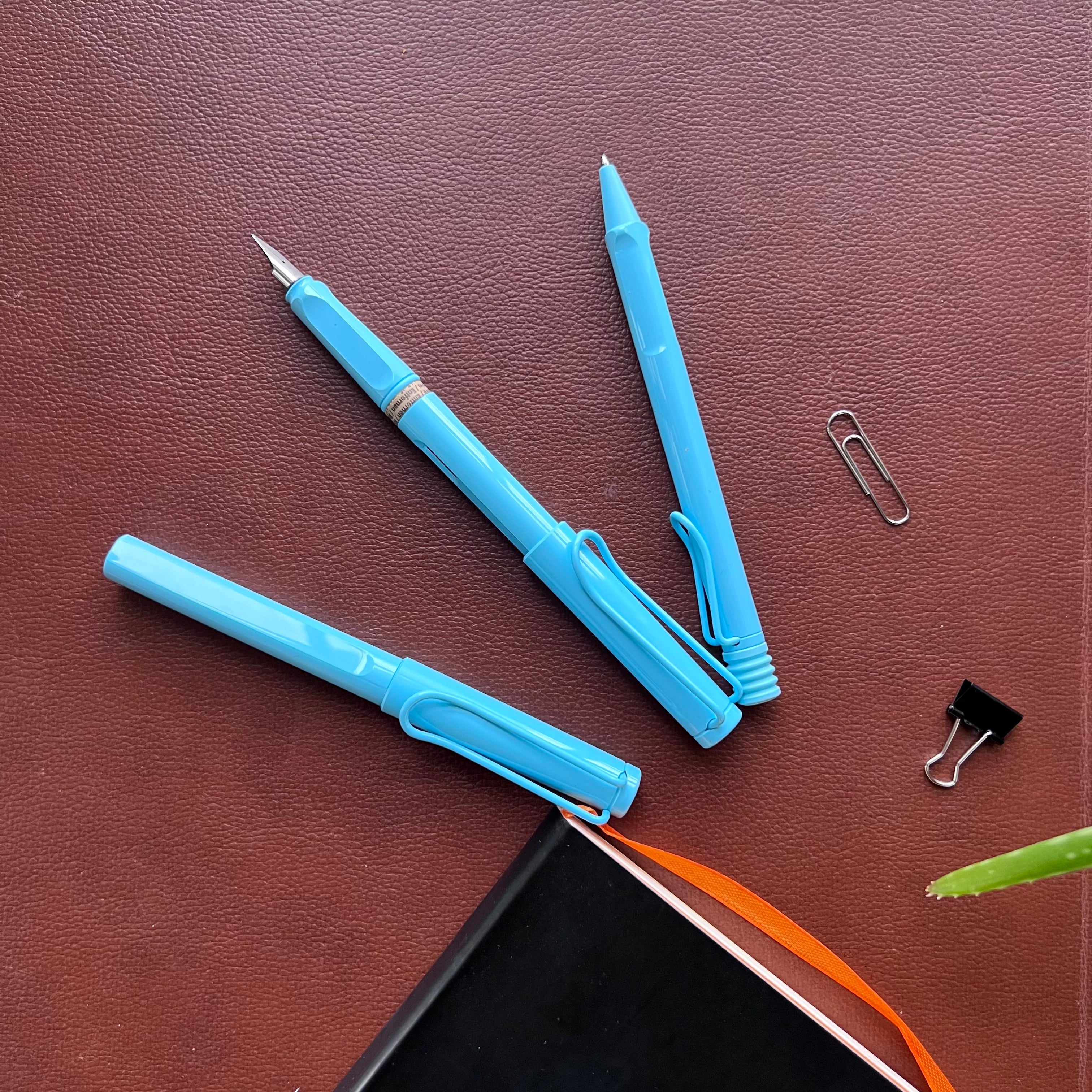 Lamy Safari Ballpoint Pen - Aqua Sky 2023 (Special Edition)-Pen Boutique Ltd