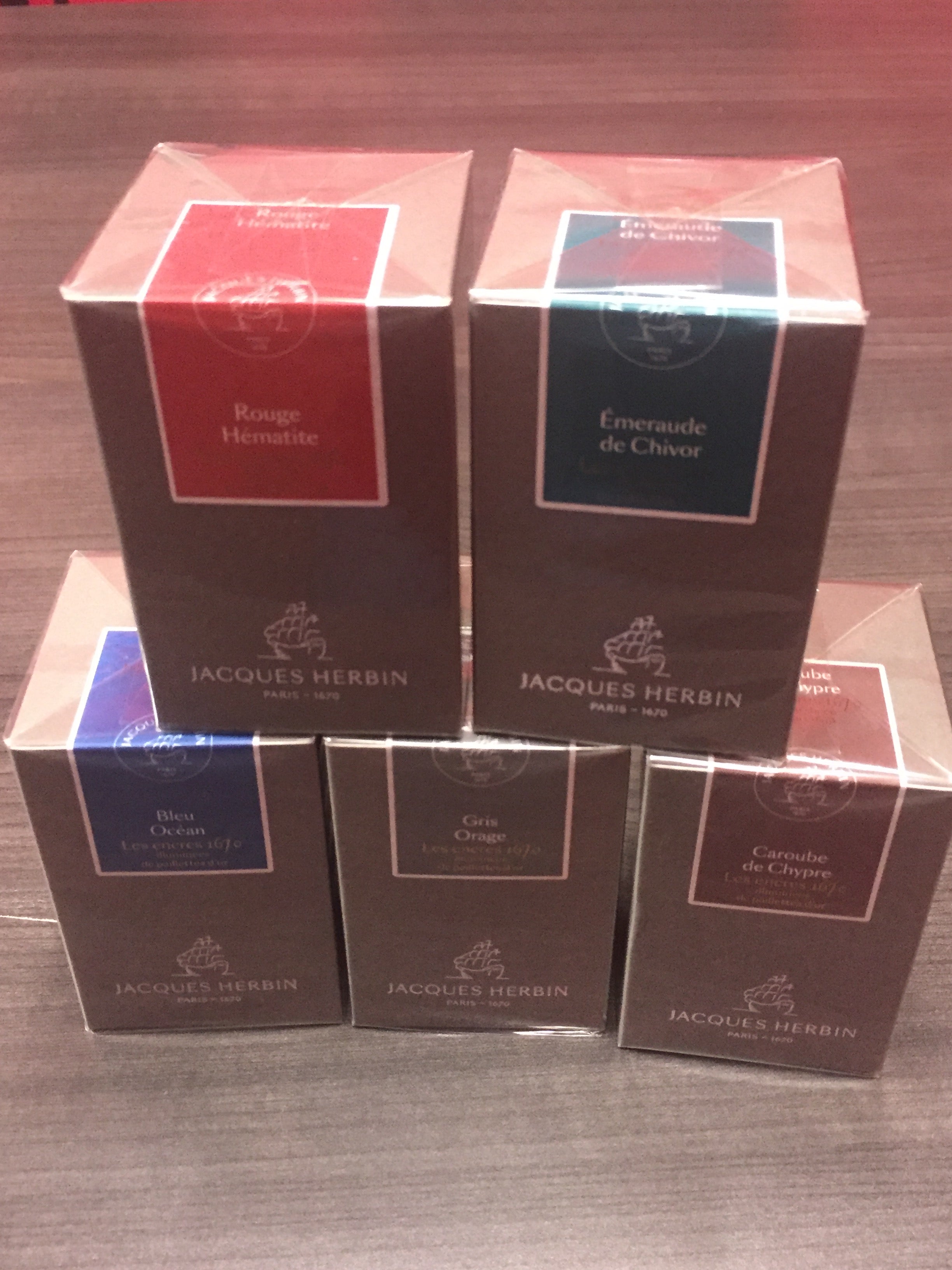 J. Herbin 1670" 340th Anniversary Ocean Blue Collector's Edition Ink Bottle"-Pen Boutique Ltd
