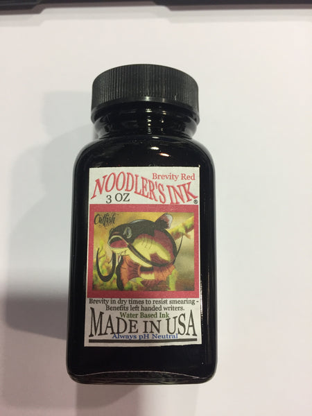 Noodler's Ink Bottle - Brevity Red-Pen Boutique Ltd