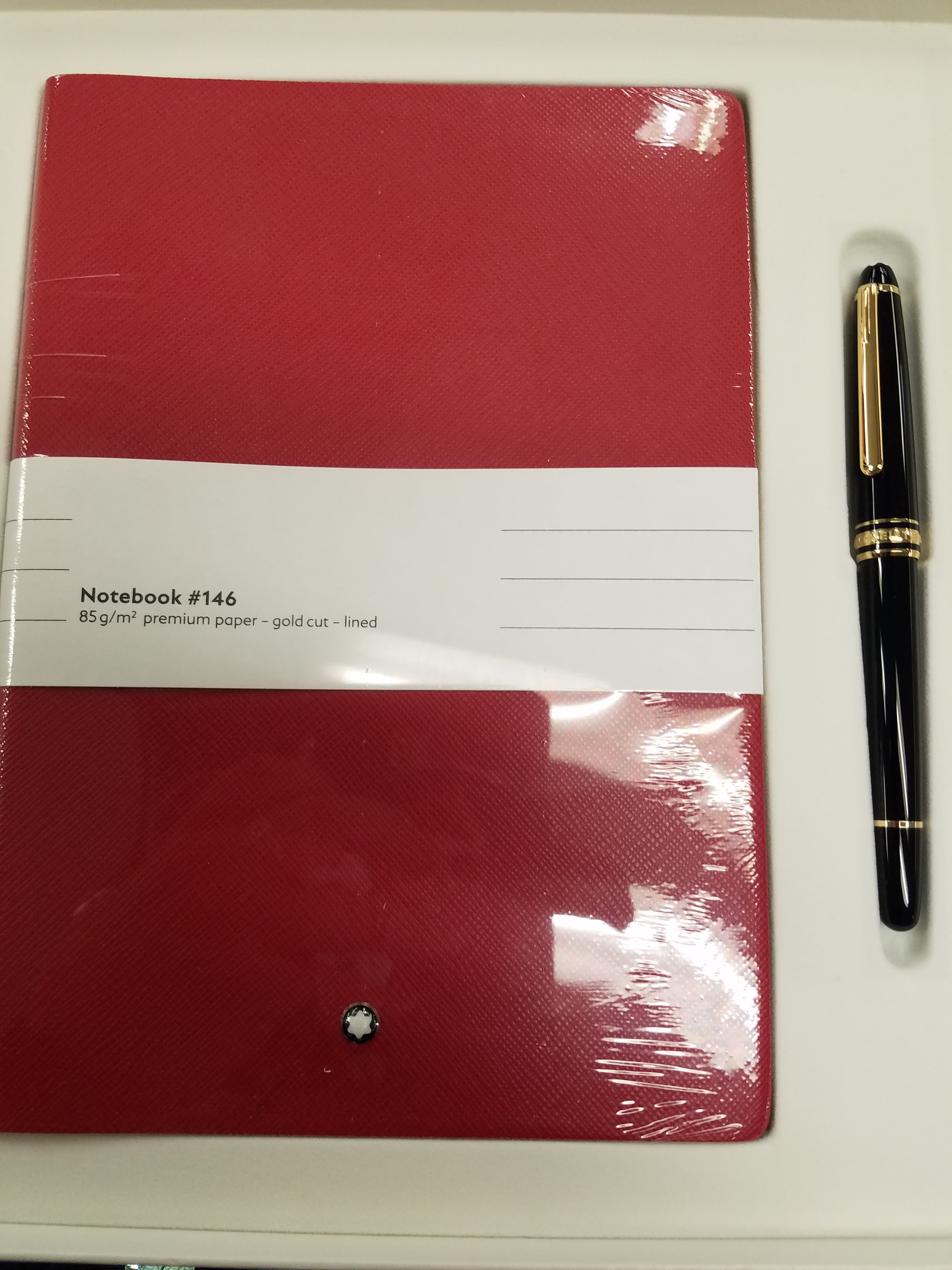 Montblanc Meisterstuck Gift Set (Rollerball & Notebook)-Pen Boutique Ltd