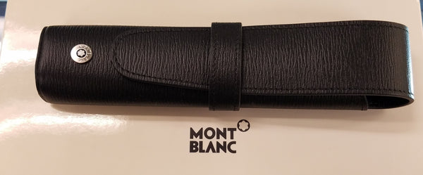 Montblanc Meisterstuck Pen Pouch - Black-Pen Boutique Ltd