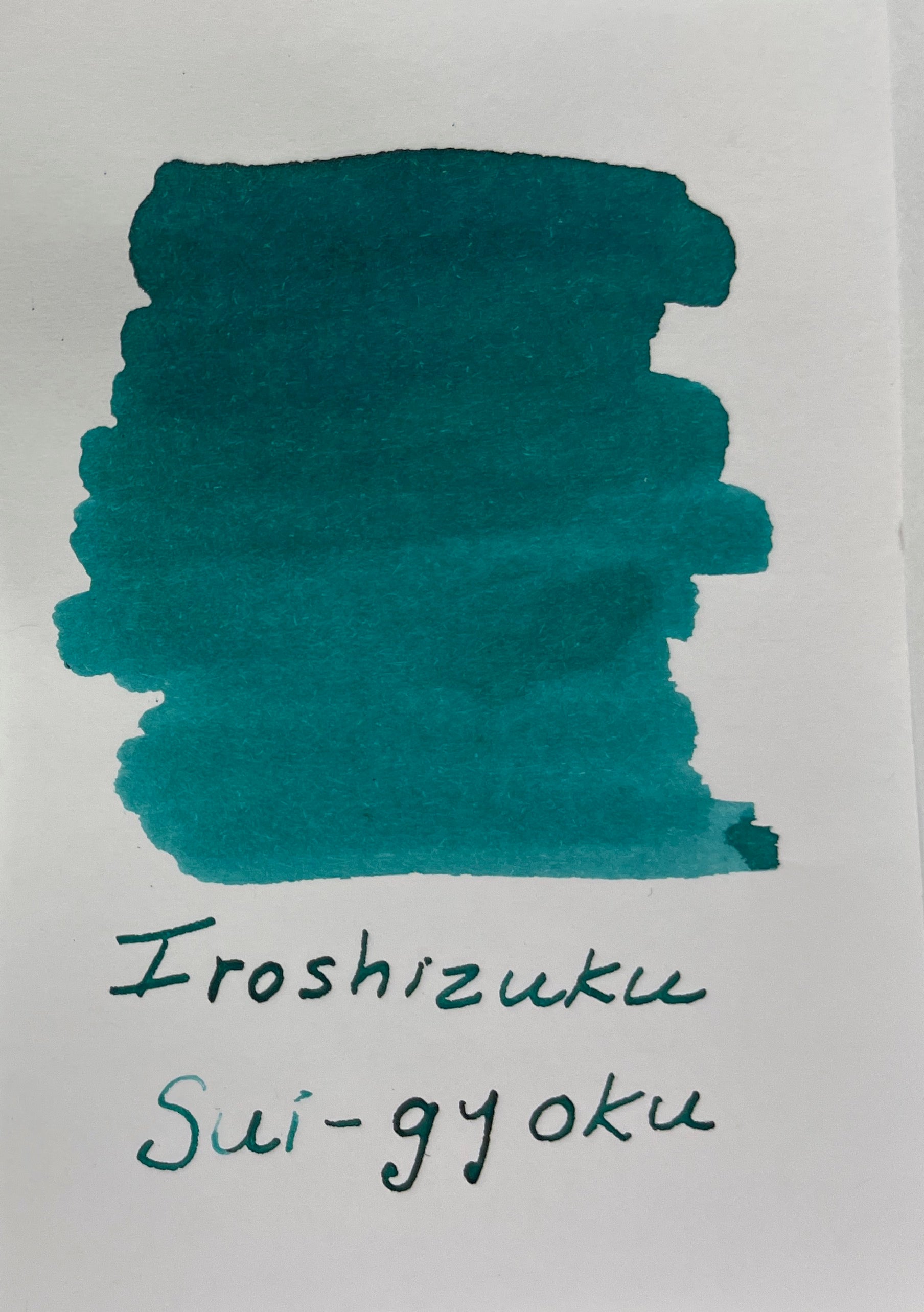 Pilot Iroshizuku Bottled Ink - Sui-gyoku Emerald (50ml)