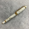 David Oscarson Harvest Rollerball Pen - Guilloche White Hard Enamel (Limited Edition) - Pen Boutique Ltd