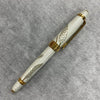 David Oscarson Harvest Rollerball Pen - Guilloche White Hard Enamel (Limited Edition)-Pen Boutique Ltd